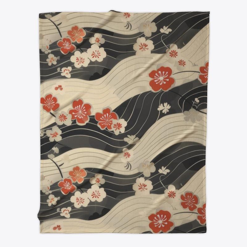 Japanese floral pattern