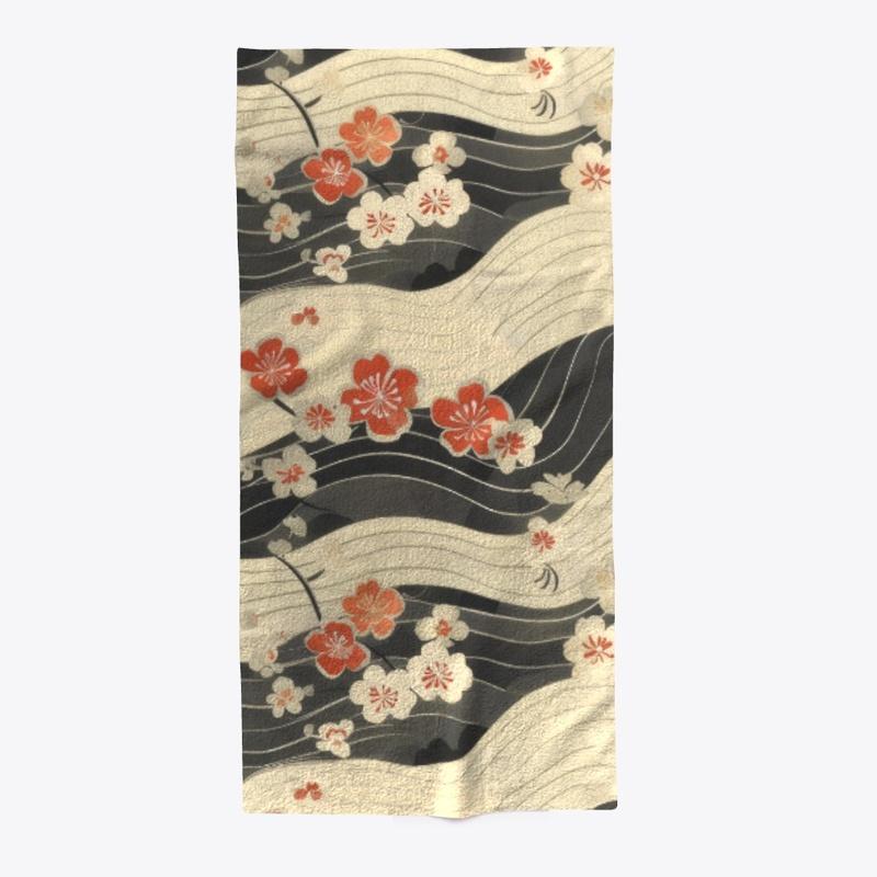 Japanese floral pattern