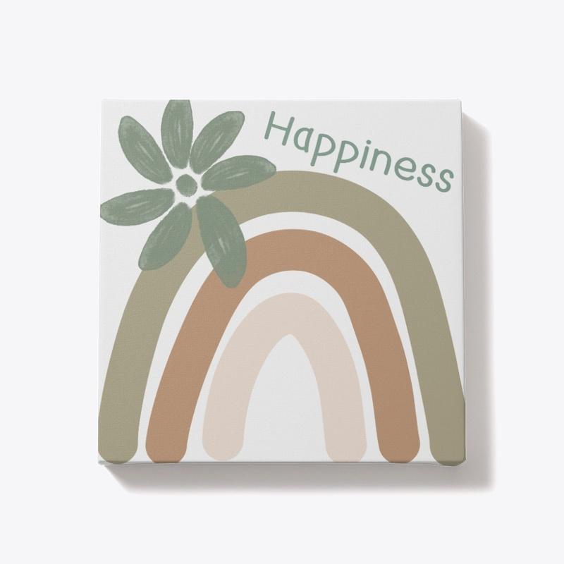 Happiness Boho Rainbow