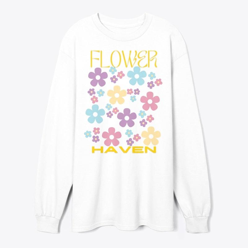 Flower Haven - cute pastel flowers print