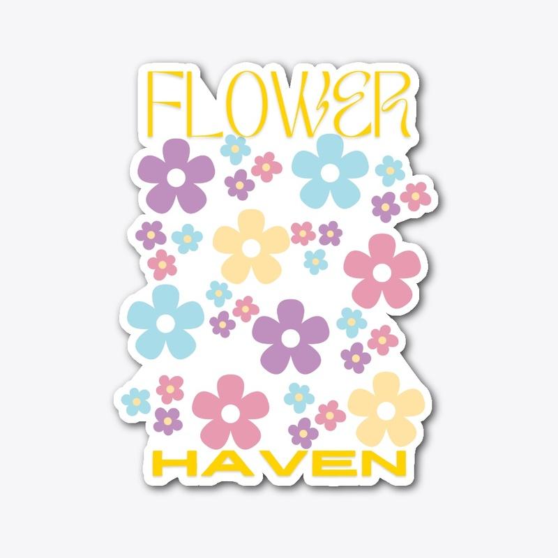 Flower Haven - cute pastel flowers print